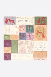 Patchwork sewing techniques scarf