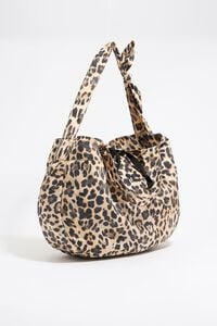 Mala shopper grande nylon Leopard natural