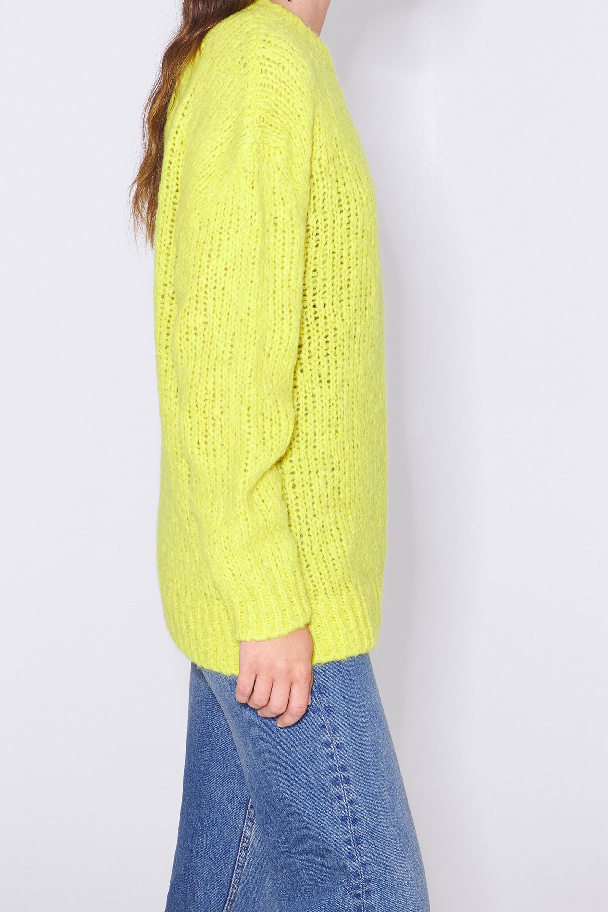 Lime alpaca sweater