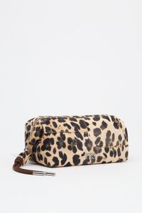 Neceser boquilla mediano nylon Leopard natural