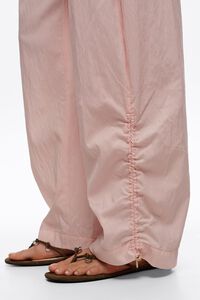 Pantal&oacute;n fruncido jogger rosa claro