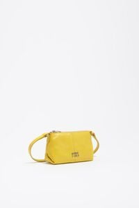 Bolso bandoleira micro pel amarelo