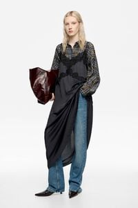 Oversize blue Ikatmix shirt