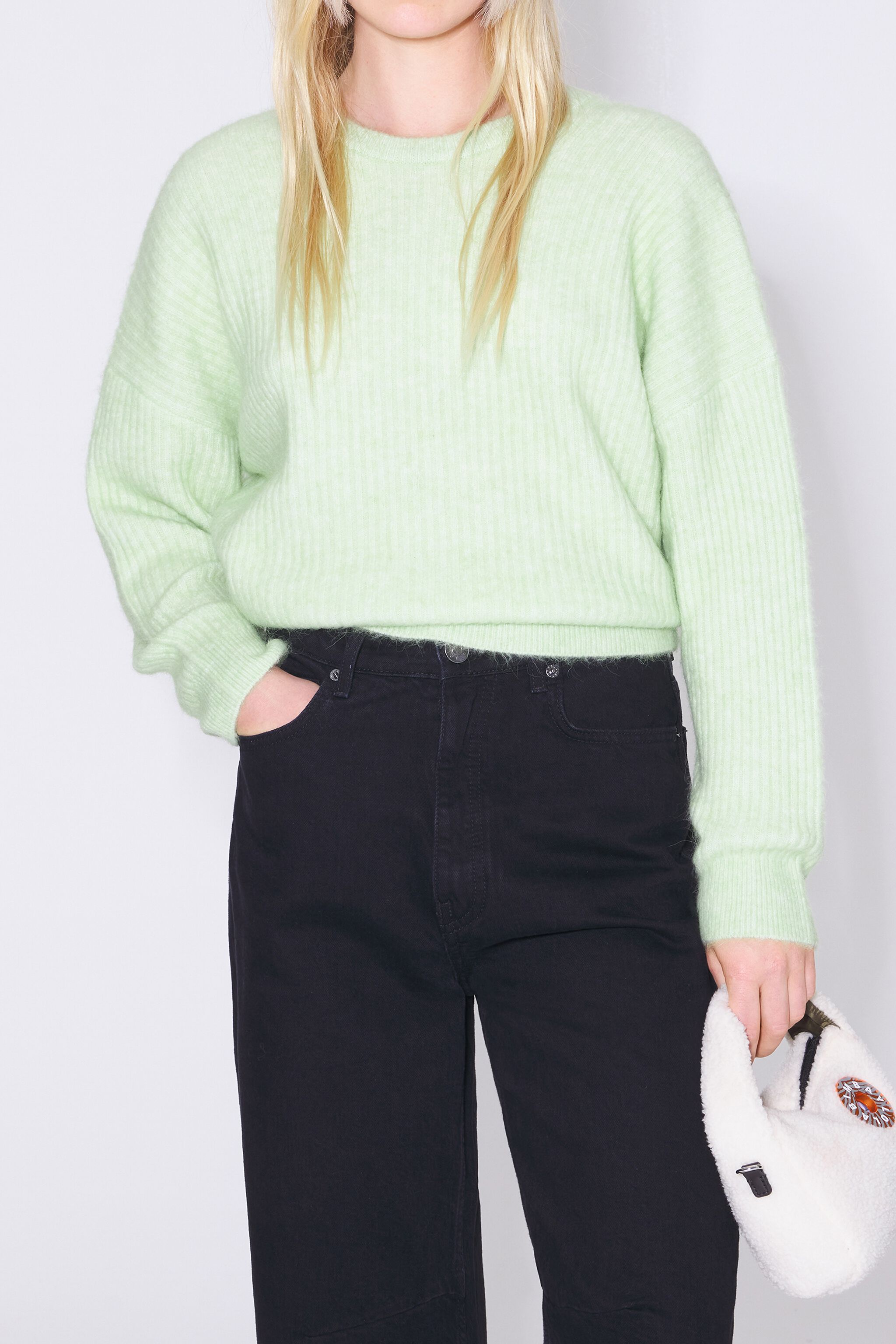 Mint wool sweater