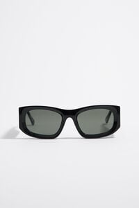 Gafas de sol rectangulares negras