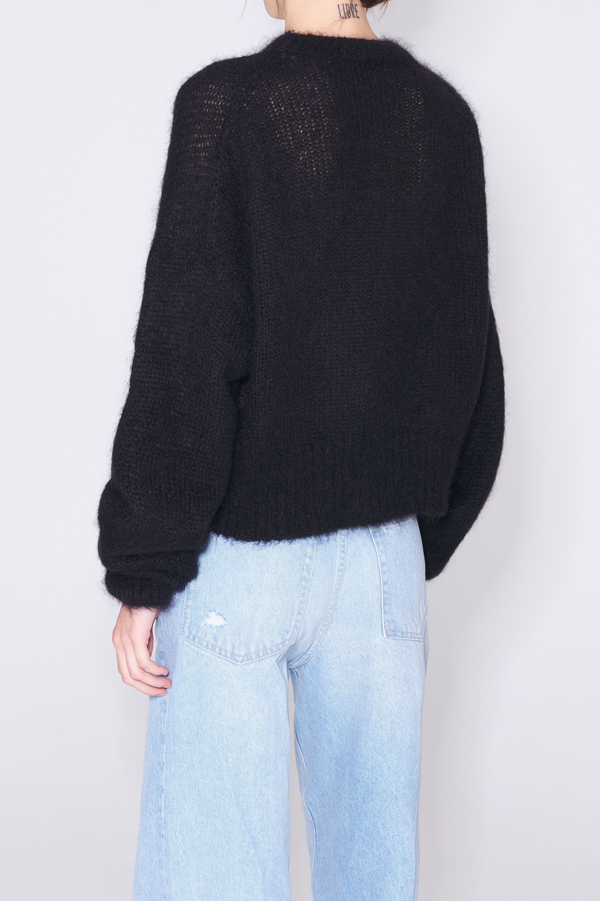 Black mohair sweater