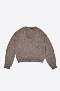 Jersey lana escote pico topo