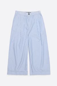 Pantal&oacute;n pinzas rayas azul