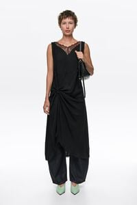 Dress knot lace black