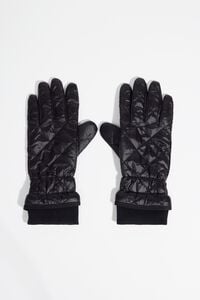 Guantes nylon acolchado negro