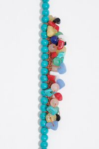 Pulsera piedras y perlas turquesa