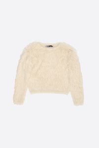 Ivory fur jumper
