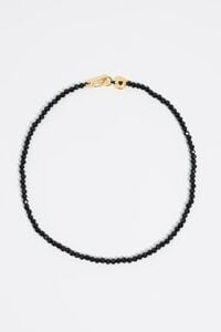 Collar logo y cristales negro