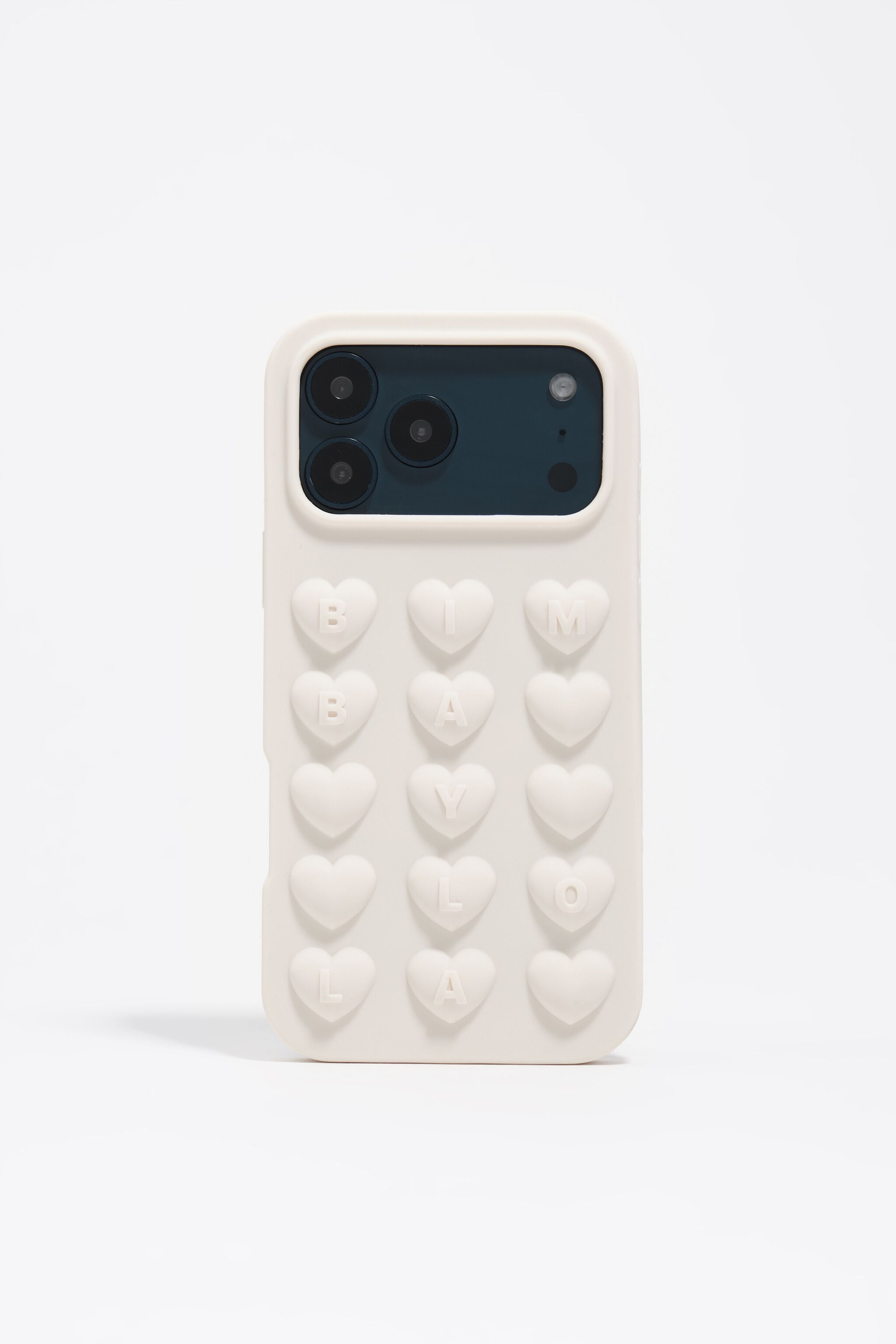 White iPhone 17 Pro Max silicone case
