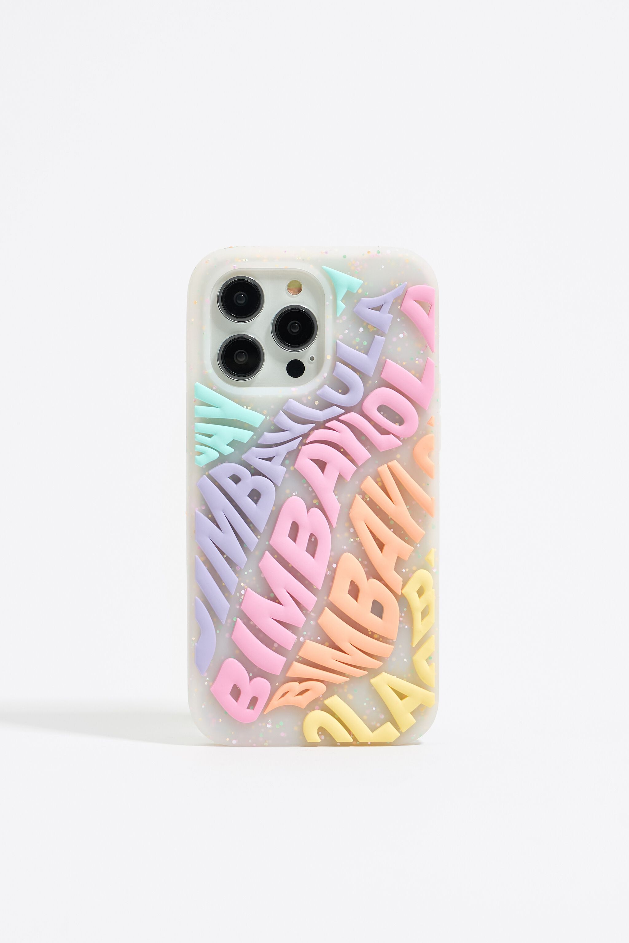 新品未使用品　BIMBA Y LOLA iPhone︎14pro ケース Multicolored logo silicone iPhone 14 Pro Max case