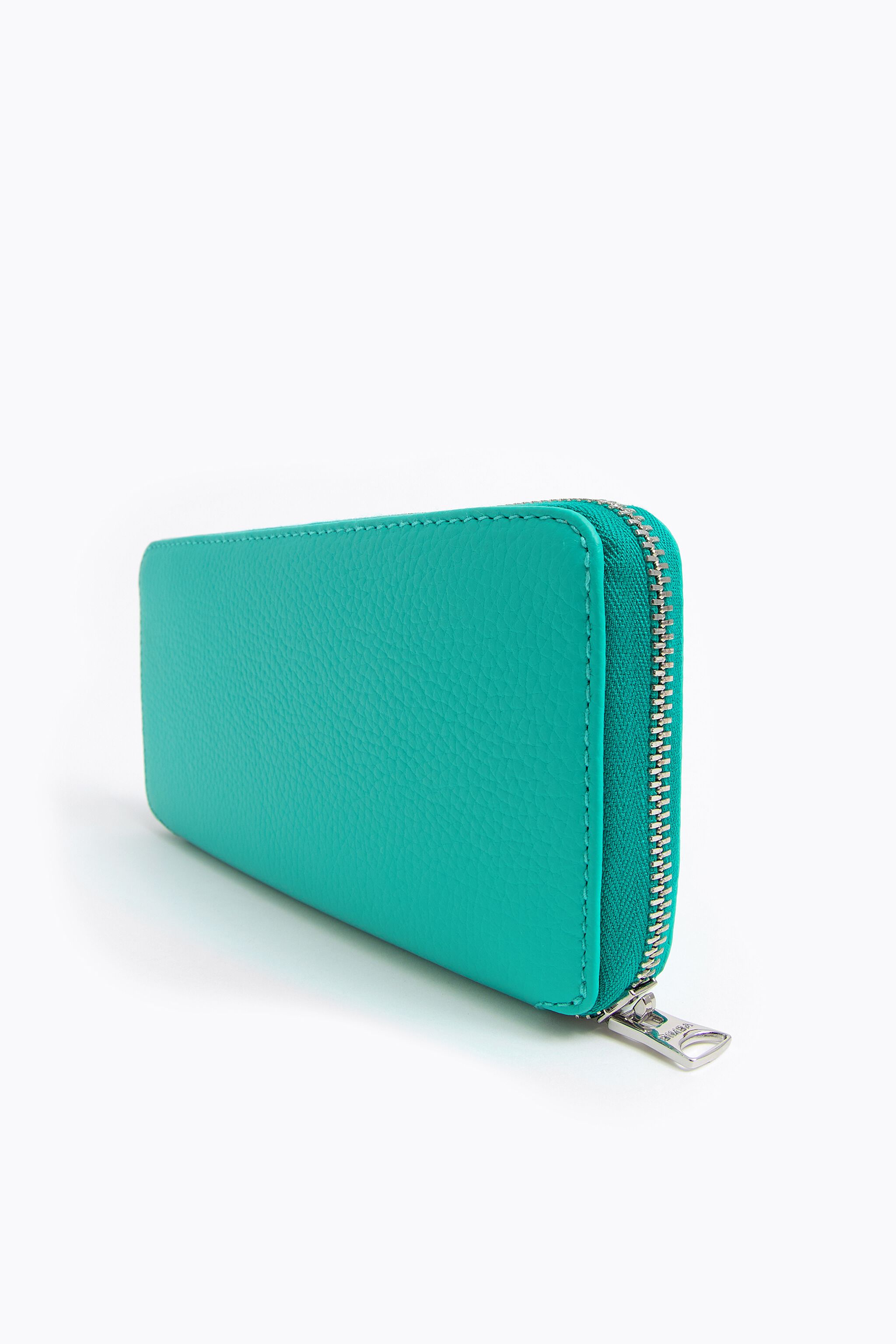 turquoise wallets