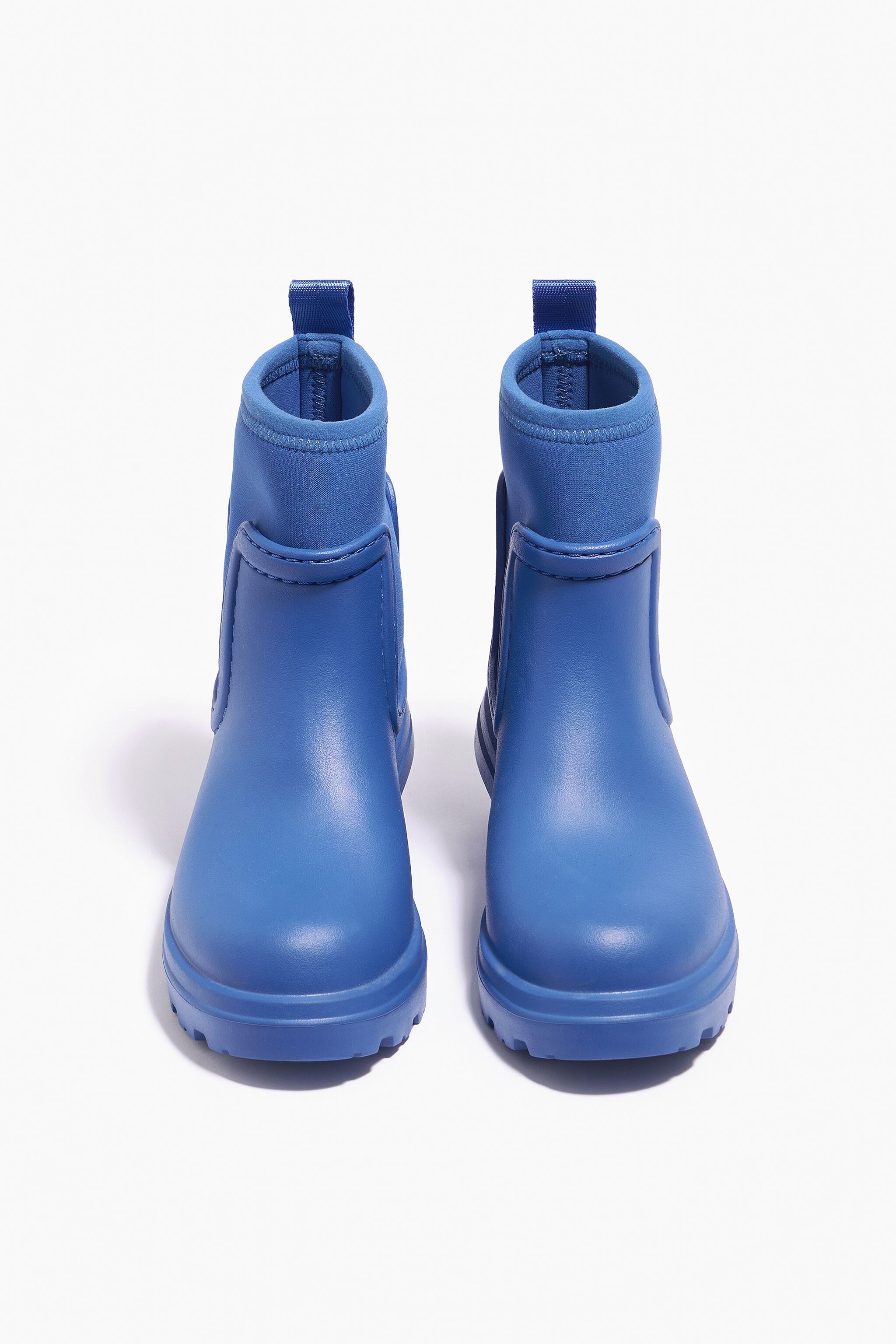 DAMEN Schuhe Waterproof Stiefel Bimba&Lola Schwarze Wasserstiefel mit grünen und blauen Bögen Schwarz/Blau/Grün 39 Rabatt 74 % 