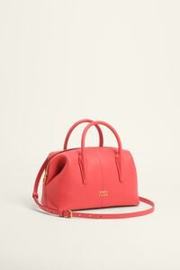 Deep coral leather Romeo bag