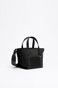 Bolso shopper mini nylon negro