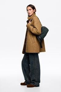 Bolso bandolera Pocket mediano nylon océano