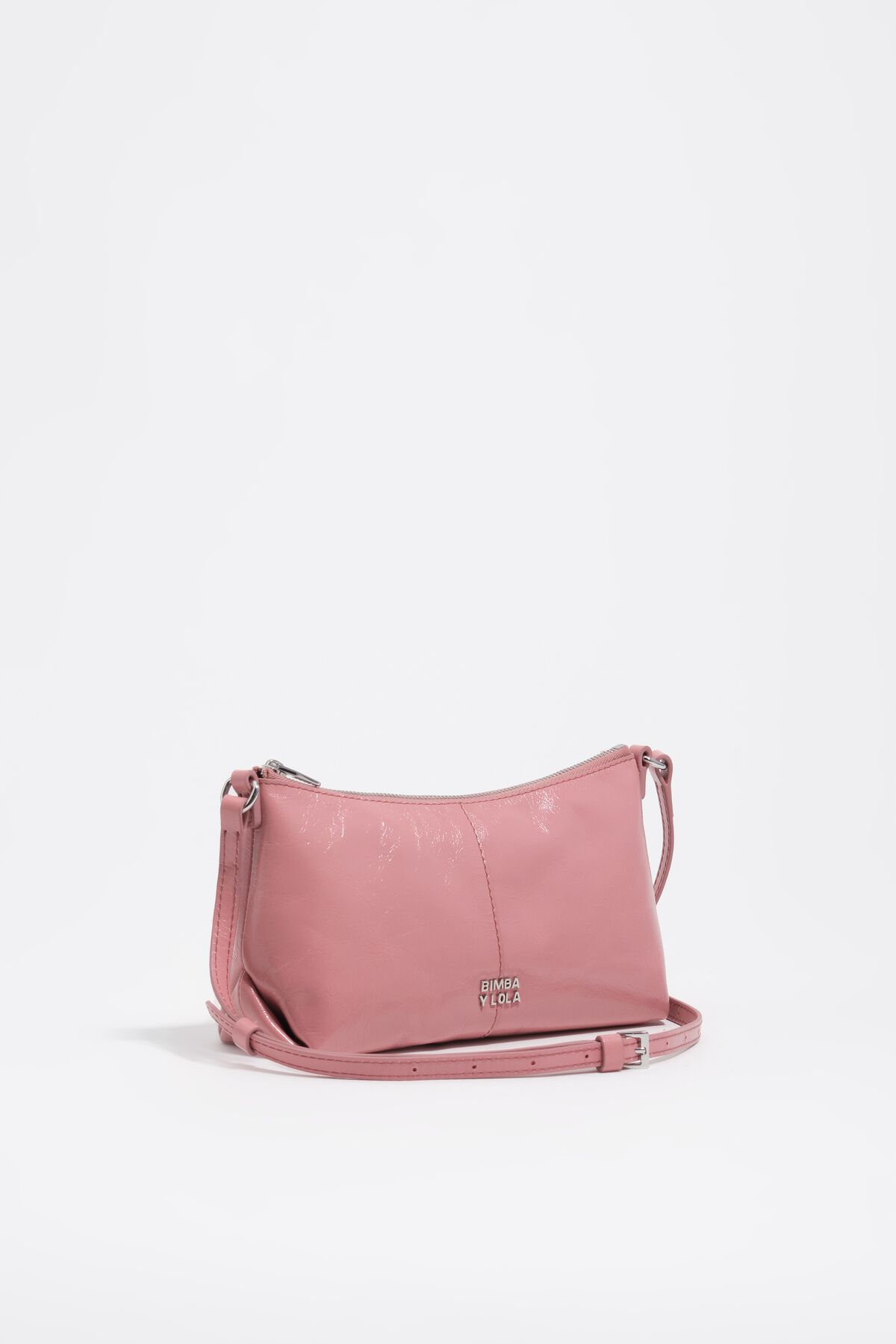 Sac Bandoulière Bimba Y Lola Small Pelota - Cuir Grainé Blanc - Occasion Excellent état