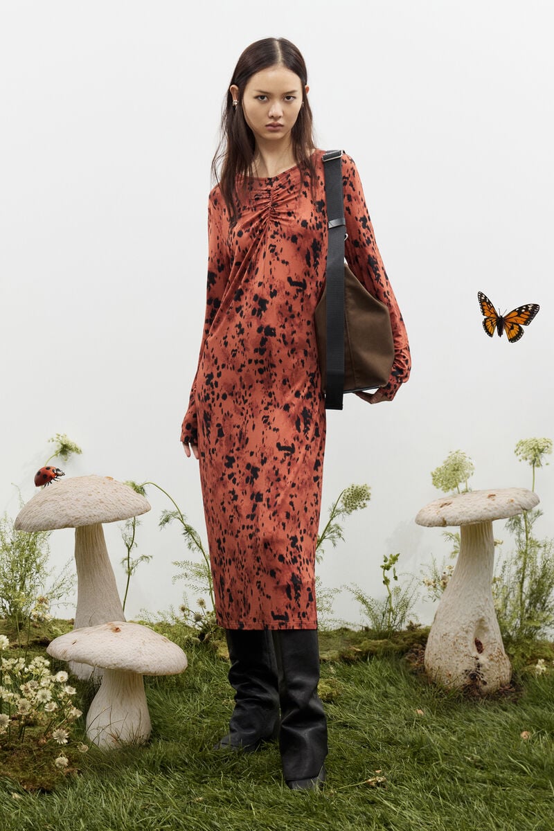 Jersey Punto Jersey Azul Electrico Stradivarius Vestidos Y Monos