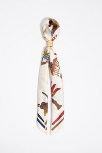 Charms torebka chusta wakacje na wyspie złamana biel