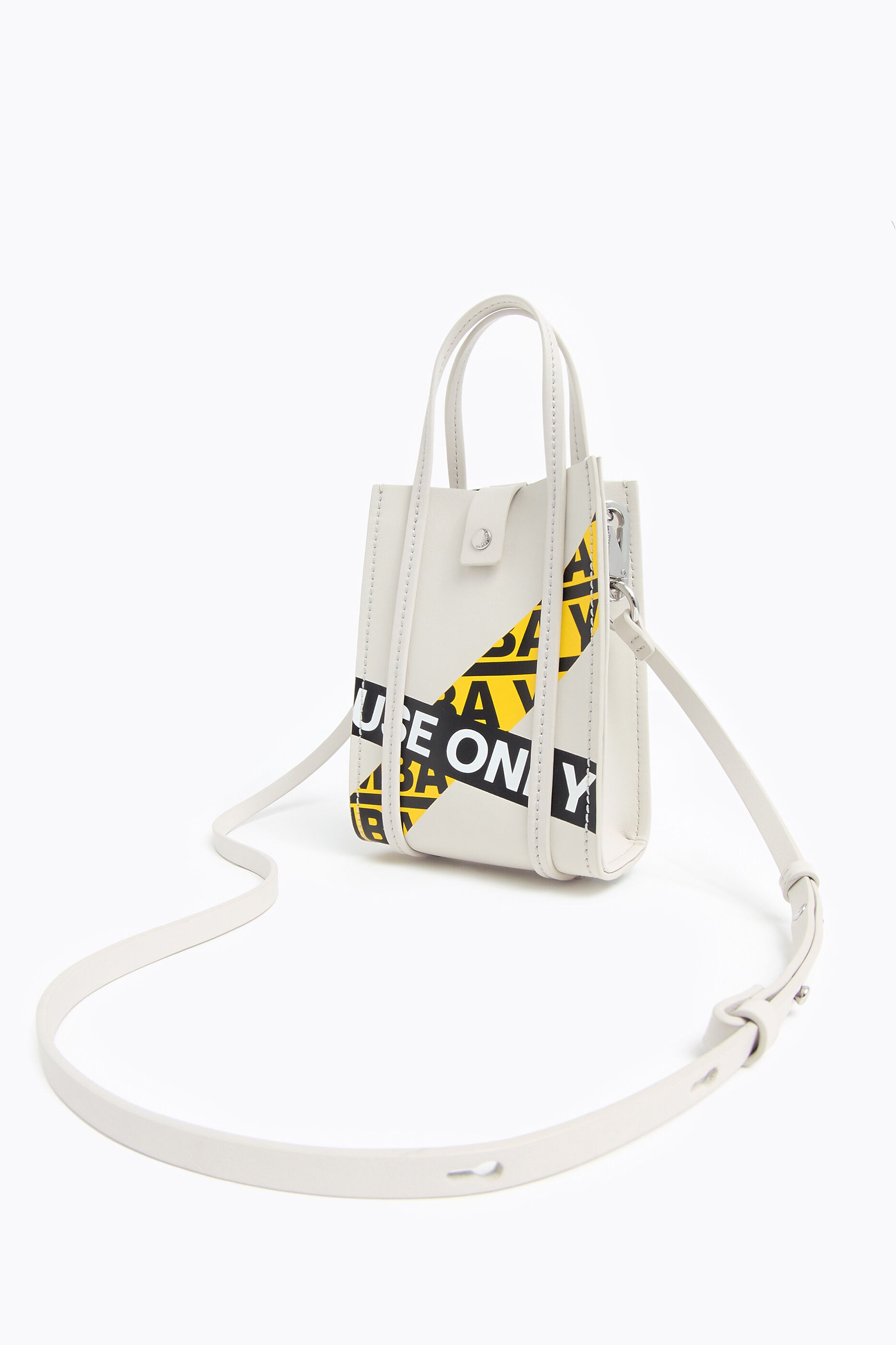 white mini tote