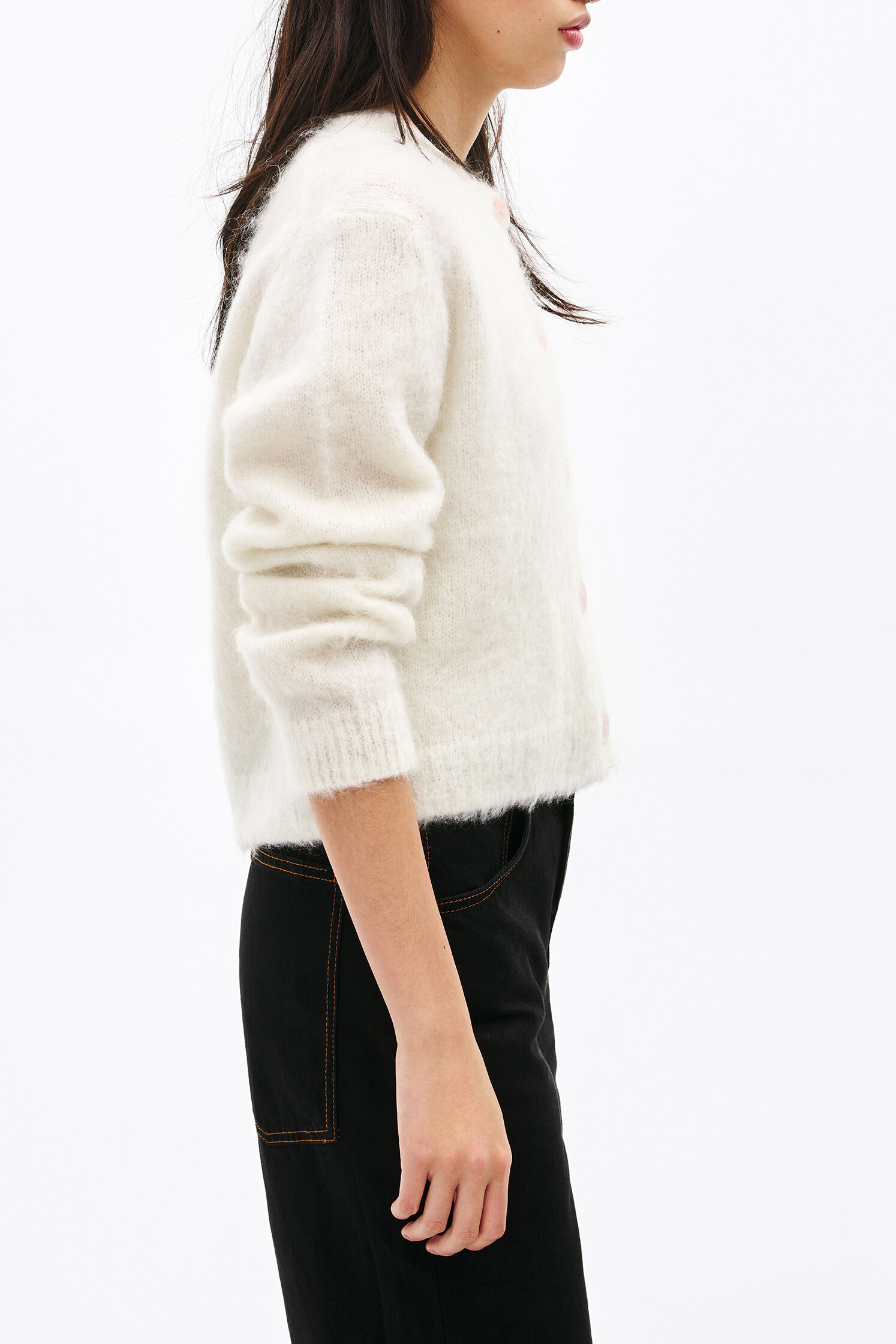 ivory sweater jacket