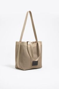 Bolso shopper Flyknit mediano natural