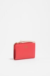 Compact purse in bright red
