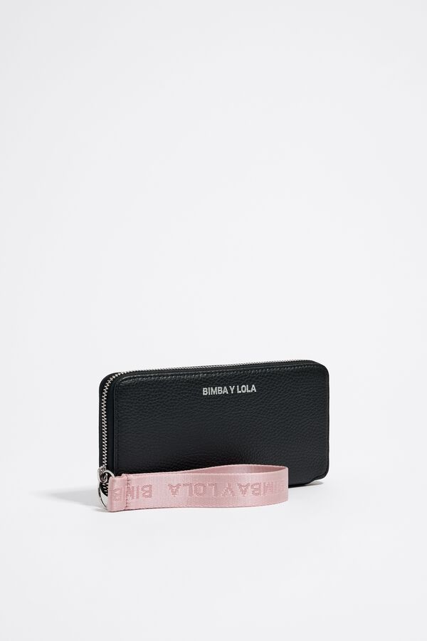 Bimba Y Lola Logo-Print Leather Wallet