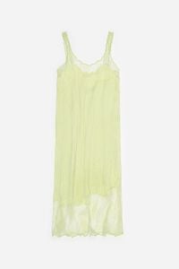 Olive mini Dots lace strap dress