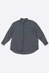 Blue checked cotton shirt