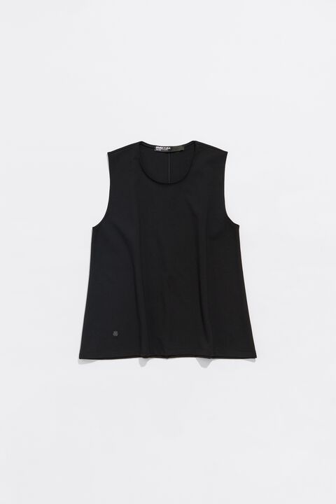 Top línea A punto roma negro Top línea A punto roma negro