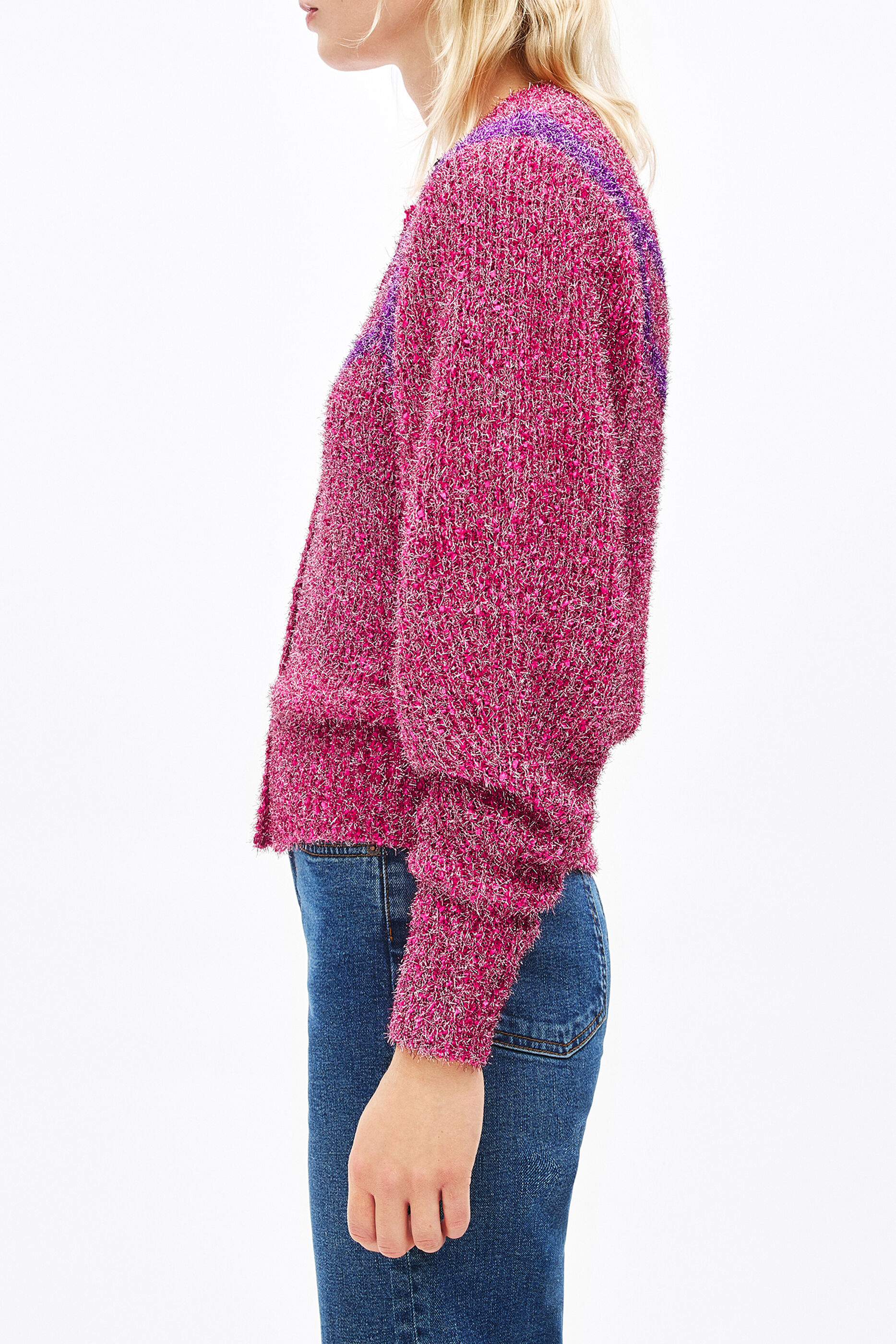 lurex cardigan