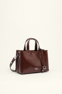 Bolso tote Chihuahua mediano piel tostado oscuro