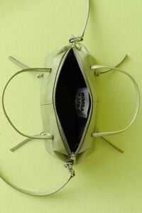 Mini pastel green leather Lolita bag