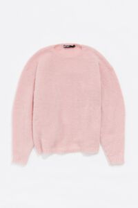 Jersey oversize mohair rosa claro
