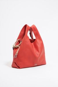 Bolso Paper mediano piel coral
