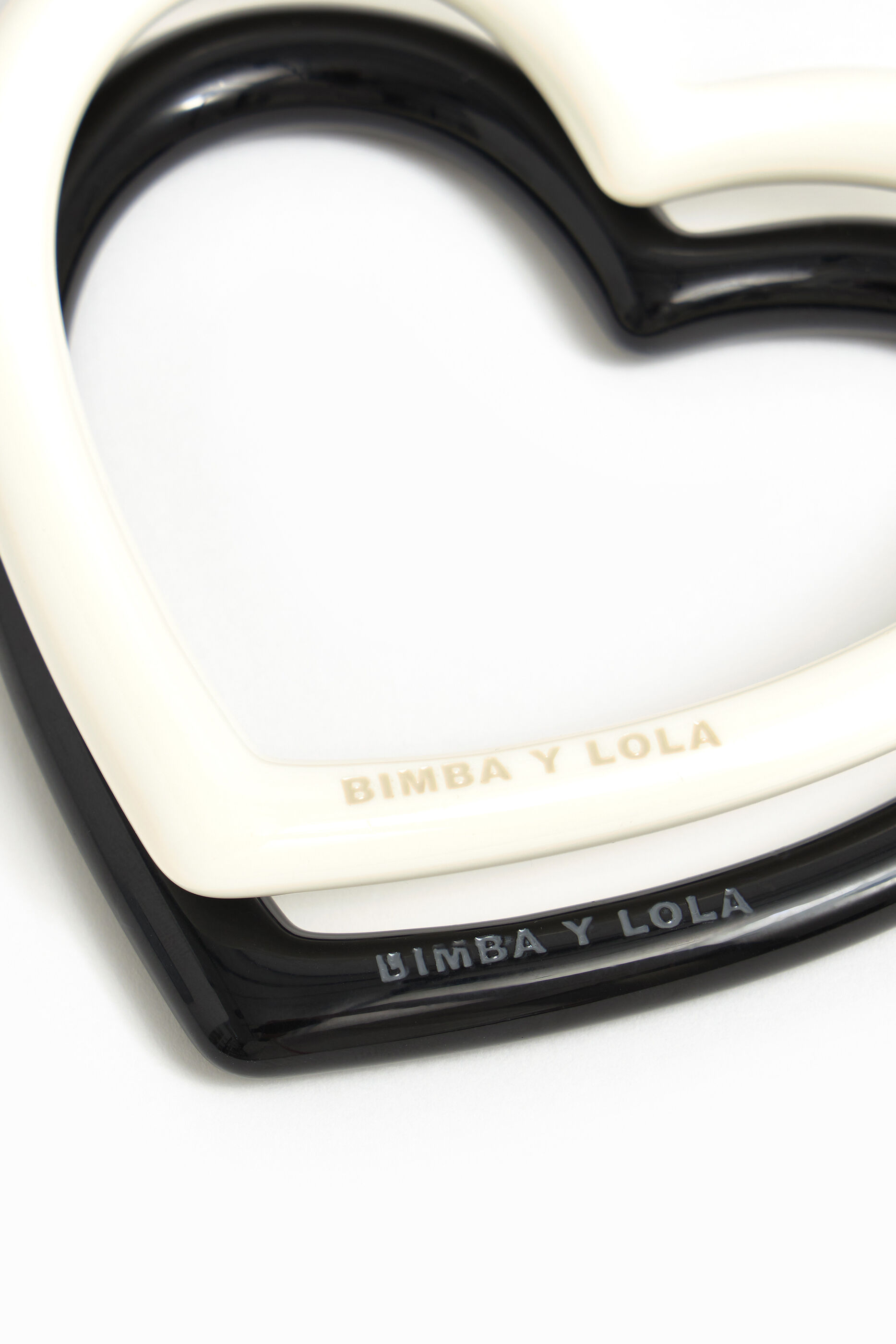 Pulsera corazón bicolor