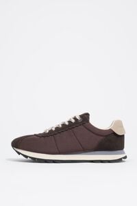 Deportiva retro 13 18 marr&oacute;n oscuro