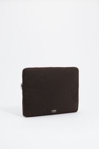 Laptop-H&uuml;lle Wachs-Finish Dunkelbraun