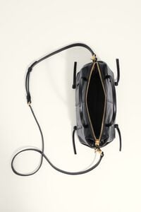 Mini black leather Lolita bag