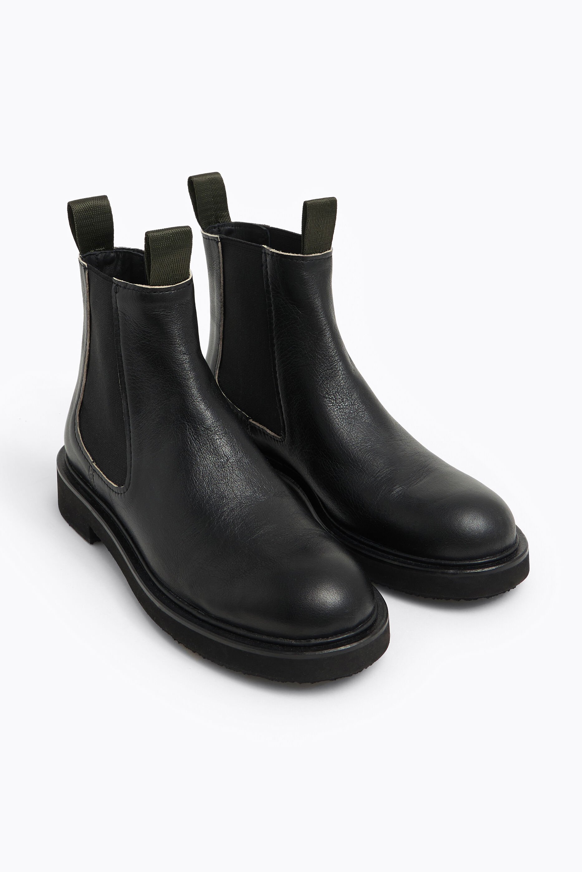 rustic chelsea boots