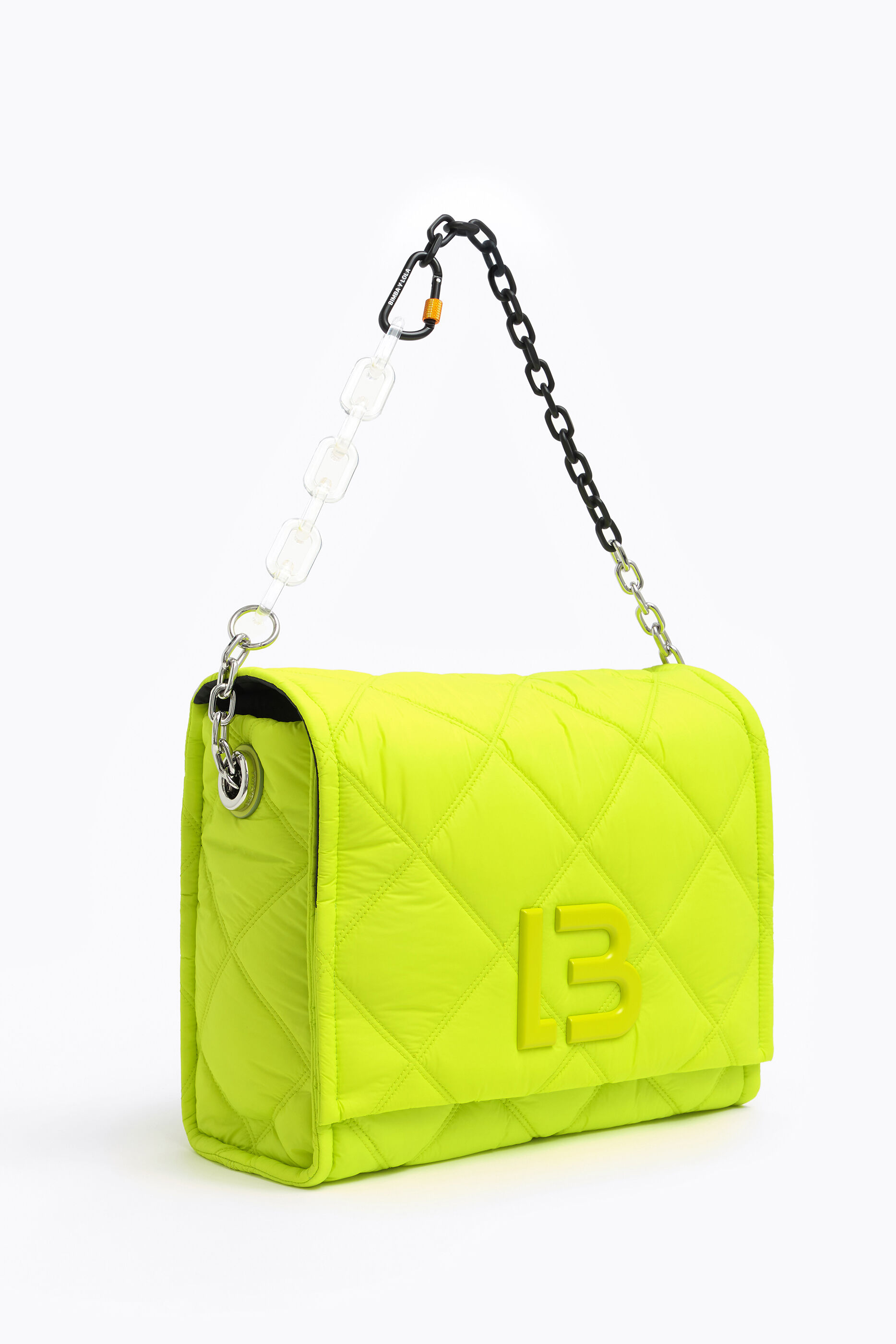 neon green mini bag