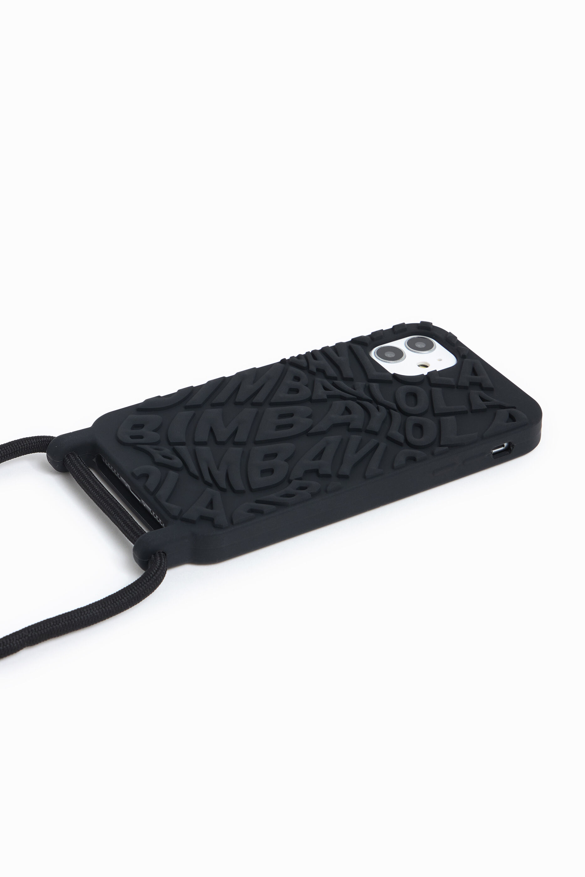 Black iPhone 11 logo case
