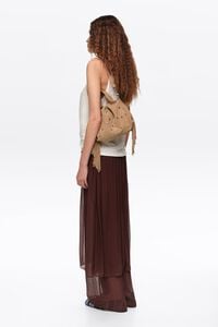Small Paper handbag in natural suede