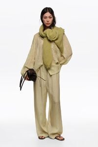 Olive mini Dots jogger trousers