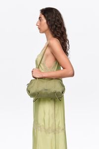 Green fur Lolita bag